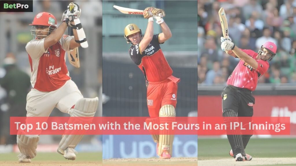 Most Fours in an IPL Innings