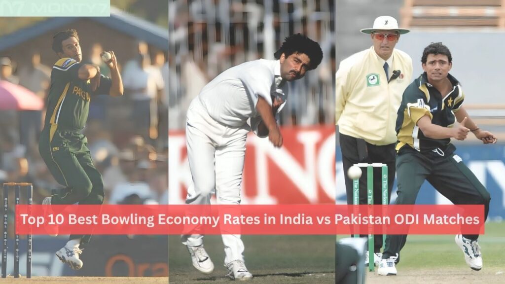 Best Bowling Economy Rates in India vs Pakistan ODI Matches