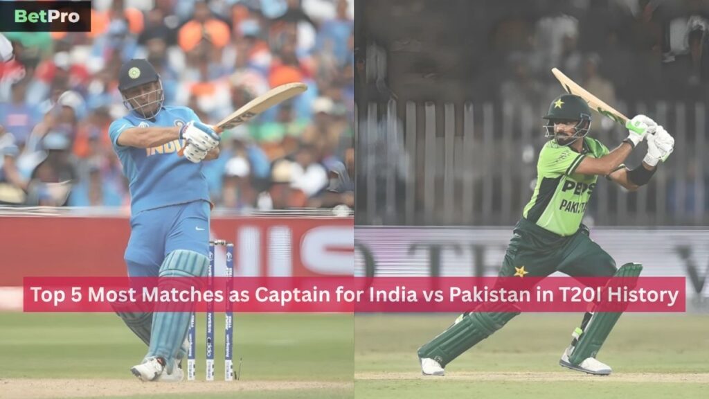 Most Matches as Captain for India vs Pakistan in T20I History