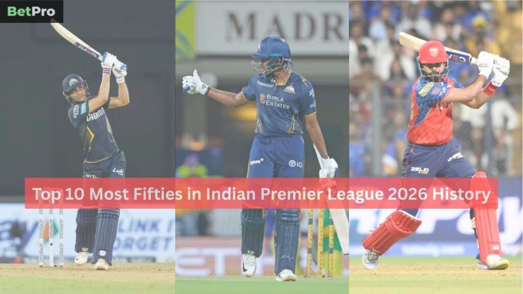 Most Fifties in Indian Premier League 2026 History