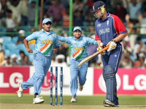 Lowest Totals for Ind vs Eng