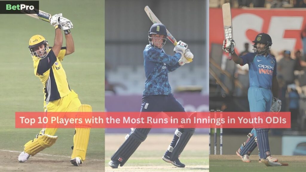 Most Runs in an Innings in Youth ODIs