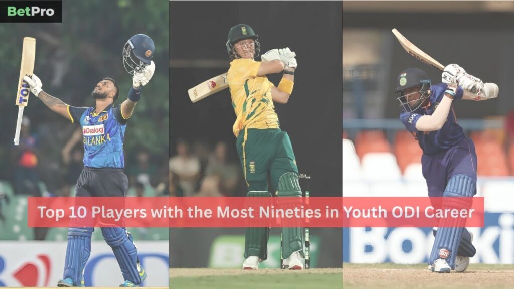 Most Nineties in Youth ODI Career