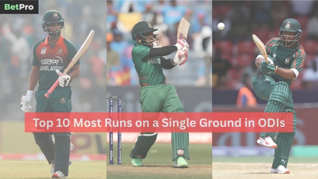 Most Runs on a Single Ground in ODIs