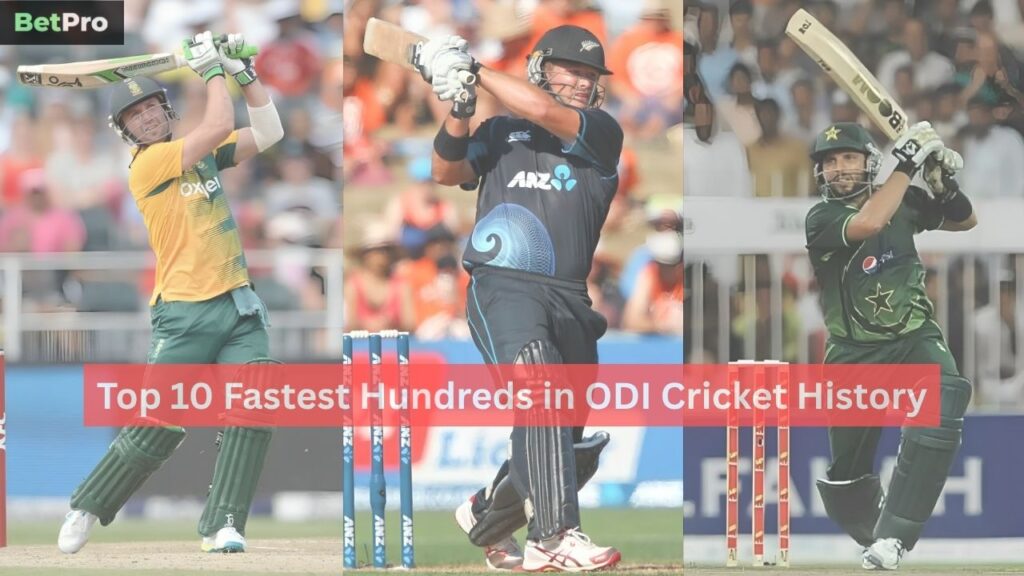 Fastest Hundreds in ODI Cricket History