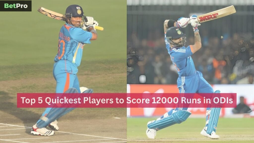 Quickest Players to Score 12000 Runs in ODIs