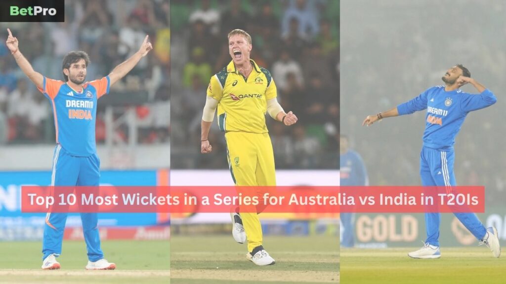 Most Wickets in a Series for Australia vs India in T20Is