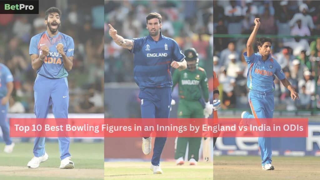 Top 10 Best Bowling Figures in an Innings by England vs India in ODIs