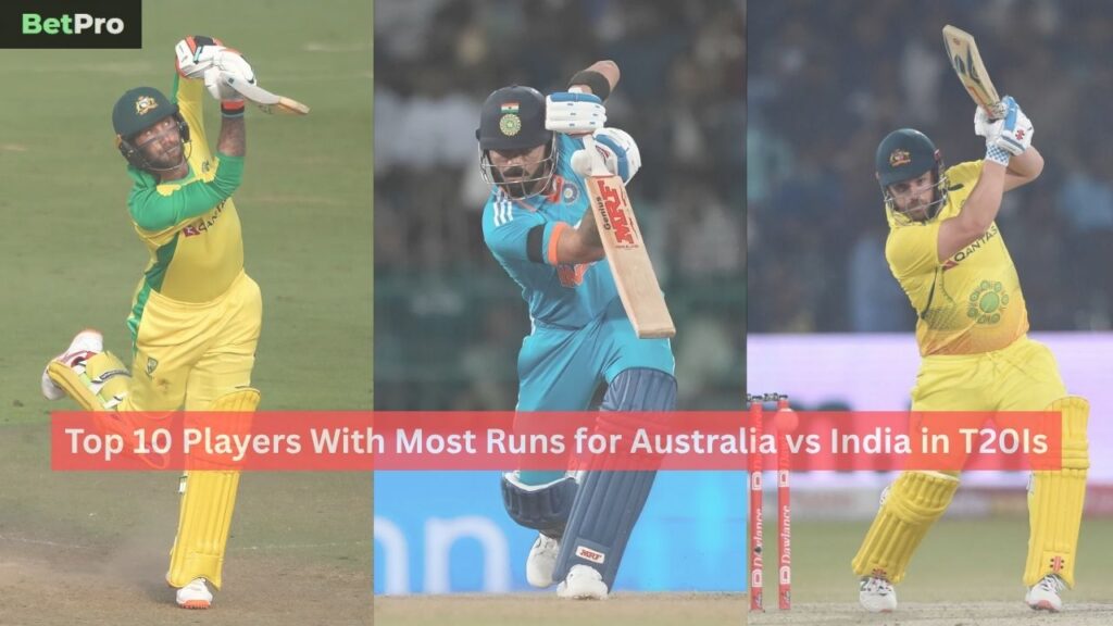 Most Runs for Australia vs India in T20Is