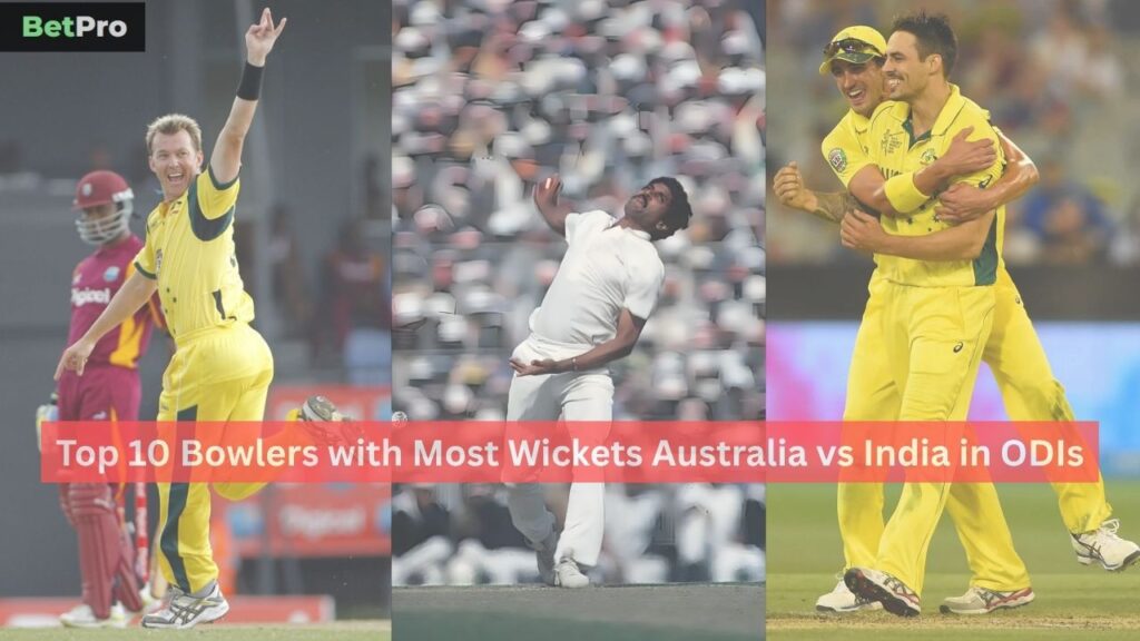 Most Wickets Australia vs India in ODIs